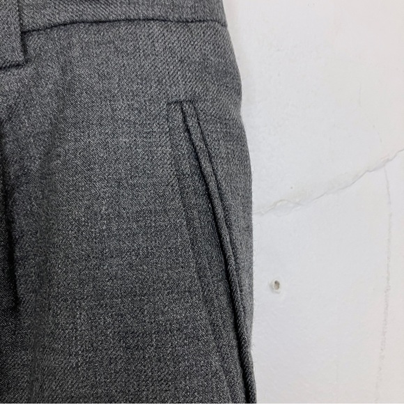 Vintage high waisted grey wool trousers mom pants petite cropped - Picture 8 of 8
